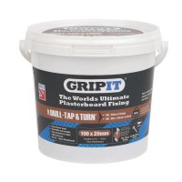 Gripit Brown Plasterboard Fixings 20mm Tub of 100 88.66